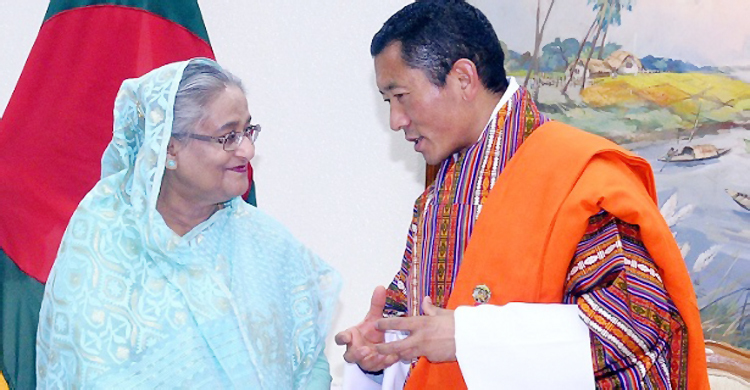 শেখ হাসিনার নেতৃত্বে উন্নয়ন উপভোগ করছে বাংলাদেশ: ভুটানের রাজা