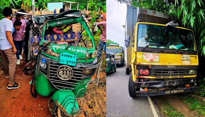 কক্সবাজারের রামুতে ট্রাক-সিএনজি সংঘর্ষ, দুই বোনসহ নিহত ৩