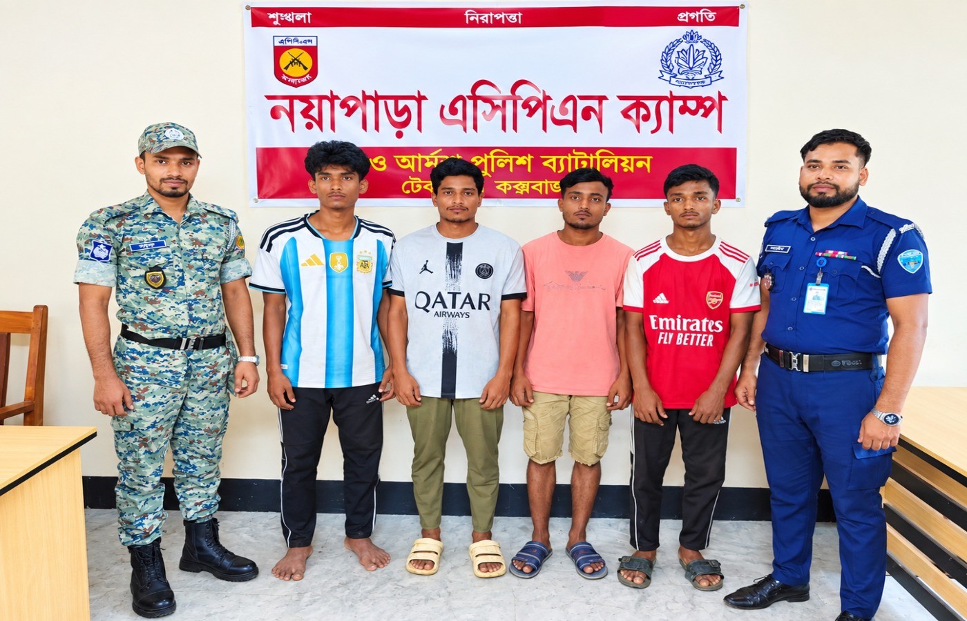 টেকনাফে যৌথ অভিযানে অপহৃত ৪ ভিকটিম উদ্ধার, আটক-১